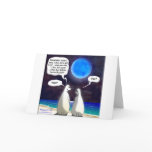 Polar Bear Blue Moon Cartoon cards
