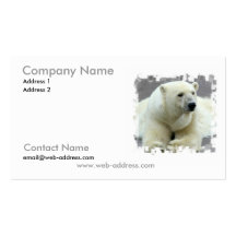 Polar Bear Business Card