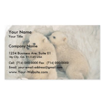 Polar Bear Business Card Templates