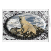Polar Bear Christmas card #5