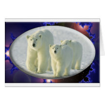 Polar Bear Christmas card #8
