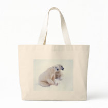 Polar Bear Duo Canvas Bags