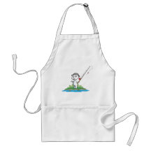 Polar Bear Fishing Apron