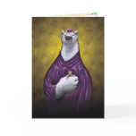 Polar Bear Graduation Card Purple