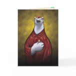 Polar Bear Graduation Card Red