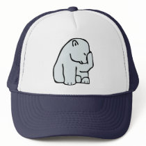 Polar Bear Mesh Hat