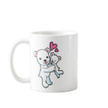Polar Bear hugging Baby bear