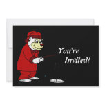 Polar Bear Ice Fishing in Pyjamas invitations