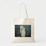 Polar Bear ice sculpture Canvas Bags