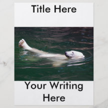 Polar bear just lazing flyers