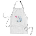 Polar Bear Love aprons