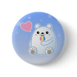 Polar Bear Love buttons