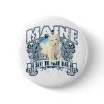 Polar Bear Maine Pin