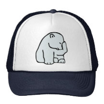 Polar Bear Mesh Hat