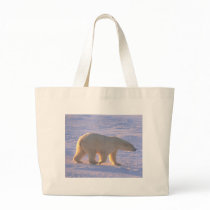 Polar Bear Morn Tote Bags