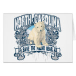 Polar Bear North Carolina Greeting Card