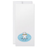 polar bear on cracked ice rack cards