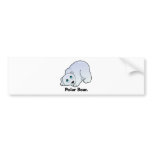 Polar Bear. Polar Bear bumper stickers