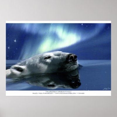 Polar Bear Poster Print by RavenSpiritPrints