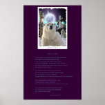 POLAR BEAR PRAYER Art & Prose Poster posters