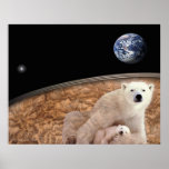 polar bear sacred earth posters