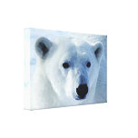 Polar Bear Stretched Canvas Prints