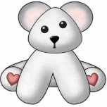 Polar Bear Teddy Bear Wall Sculpture photo sculptures