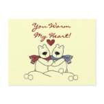 Polar Bear Warm My Heart Tshirts and Gifts postcards