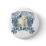 Polar Bear West Virginia Button