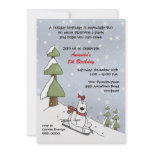 Polar Bear Winter Birthday Invitation