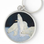 Polar Bear Winter Magic Keychain - Edmund Dulac