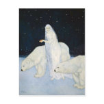 Polar Bear Winter Magic Postcards = Edmund Dulac