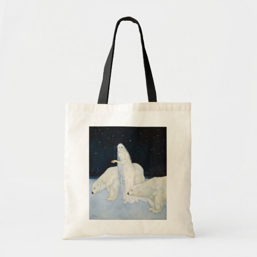 Polar Bear Winter Magic Tote Bag - Edmund Dulac