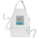 Polar bears alone aprons