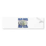 POLAR BEARS ARE COOL_APLHA bumper stickers