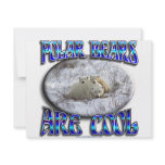 POLAR BEARS ARE COOL_MAMA WITH BABIES PERSONALIZED ANNOUNCEMENTS