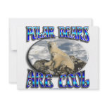 POLAR BEARS ARE COOL_ MAMA WITH BABY invitations
