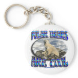POLAR BEARS ARE COOL_ MAMA WITH BABY KEYCHAINS