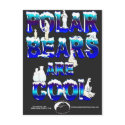 POLAR BEARS ARE COOL POSTCARD