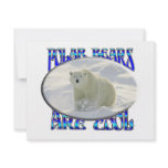 POLAR BEARS ARE COOL TOO CUSTOM ANNOUNCEMENTS