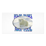 POLAR BEARS ARE COOL TOO PHOTO CARD