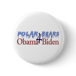 Polar Bears for Obama Biden 2008 buttons