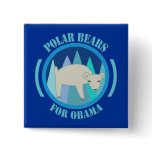 Polar Bears for Obama Buttons