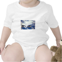 Polar Bears In Cape Lisburne Baby Bodysuit
