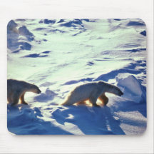 Polar Bears In Cape Lisburne Mousepad