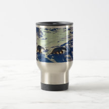 Polar Bears In Cape Lisburne Mugs