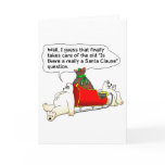 POLAR BEARS LIKE SANTA cards