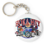 POLAR BEARS ON MOTORCYCLES: HOKA HEY keychains