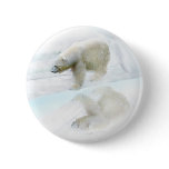 Polar bears walk to freedom buttons