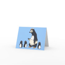 Polar Penguin Note Card